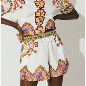 Cleobella Malcolm Shorts in Lagos Print, size L, nwt